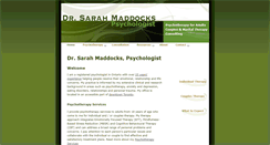 Desktop Screenshot of drsarahmaddocks.com